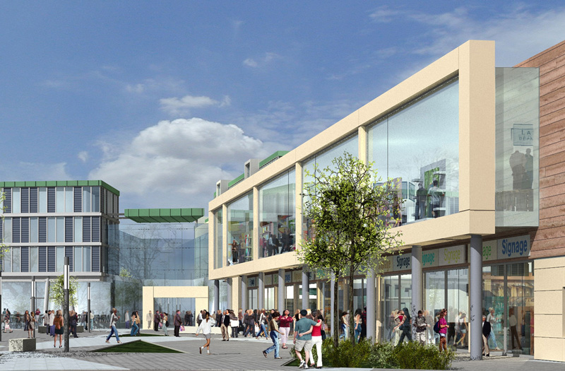 Portlaoise Shopping Centre Exterior